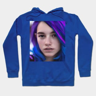 Purple Enchantress (2) - Beautiful Magic Girl Hoodie